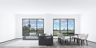 现代简约风格客厅餐厅空间