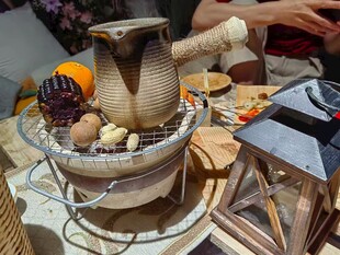 围炉煮茶场景氛围感满满