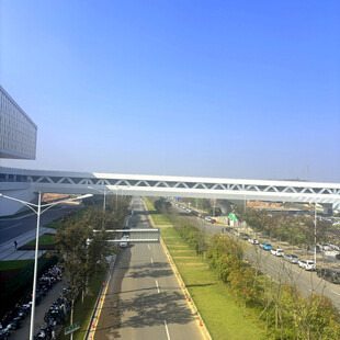 城市高架桥及周边景观