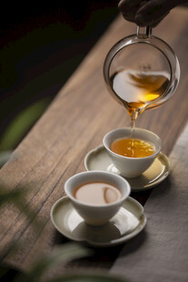 倒茶 茶汤