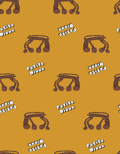 复古 耳机 音符 无缝图案