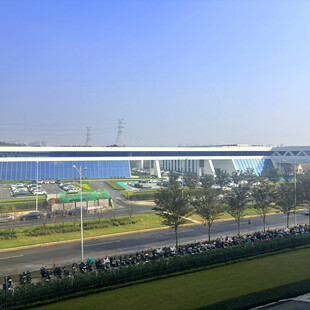 现代化工厂外观景观