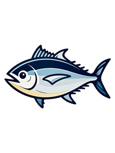 卡通金枪鱼形象