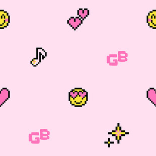 粉色 可爱 卡通