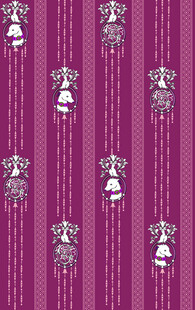 紫色 条纹 