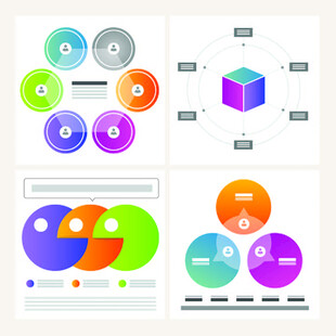 多彩商务信息图表集合