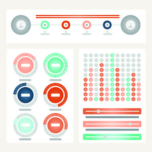 多彩扁平化UI元素集合