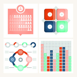 多样图表设计素材展示