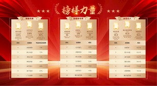 年终功绩展示荣誉墙