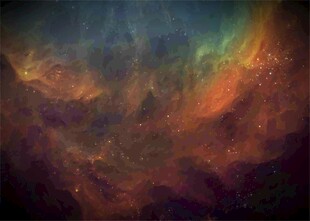 绚丽星云宇宙奇幻景象