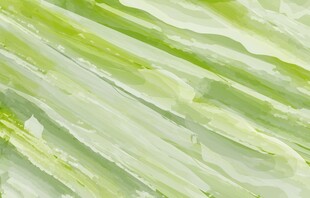 嫩绿笔触纹理艺术画面
