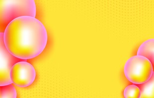 梦幻多彩气泡背景图