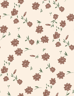 复古碎花图案背景