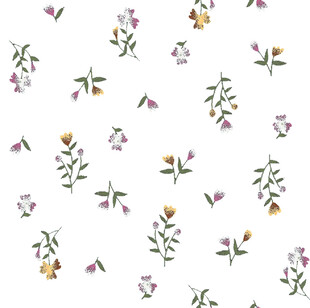 清新花卉图案背景