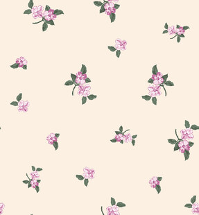 粉色小花简约图案背景