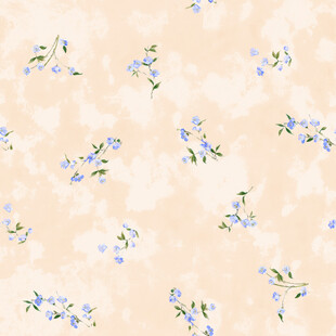 淡米色底小蓝花图案背景