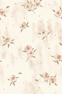 淡雅玫瑰花卉图案背景