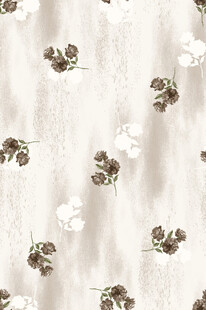 花卉图案的浅色织物纹理