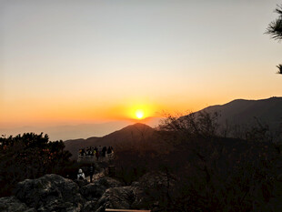 香山 日落