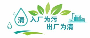 污水处理 环保 标语 水滴 工