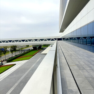 现代建筑外观俯瞰景象