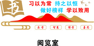 阅览室文化墙
