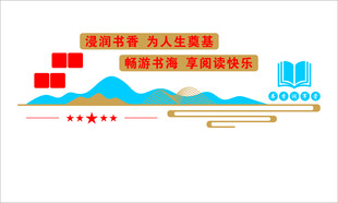图书室文化墙