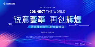 蓝色科技年会背景