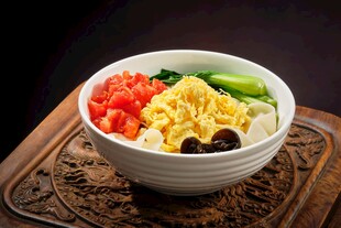 西红柿鸡蛋干拌面