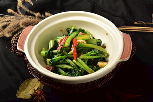 砂锅炒时蔬