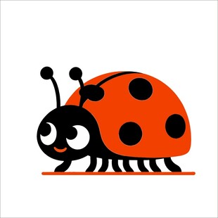 可爱卡通瓢虫形象