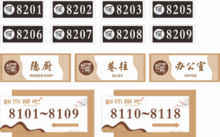 民宿房牌号