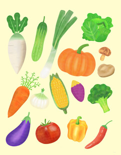多彩新鲜蔬菜大集合