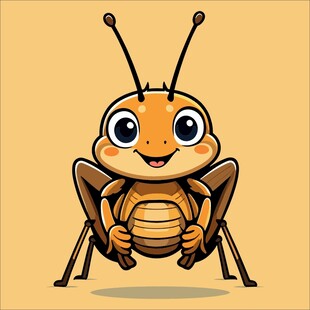 可爱卡通蚂蚁形象