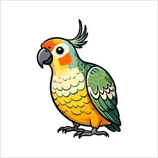 可爱卡通蜗牛插画