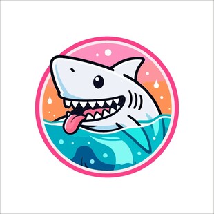 卡通鲨鱼头像