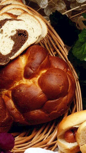 美味多样的烘焙面包