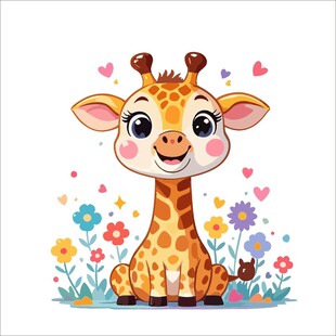 可爱卡通犀牛形象