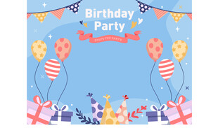 生日会背景图