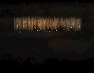 璀璨婚礼舞台吊顶装饰景观