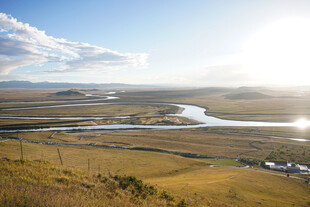草原河畔风光九曲黄河第一湾
