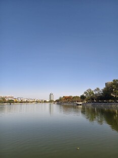 宁静湖畔风光