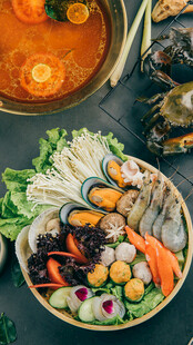 海鲜火锅食材