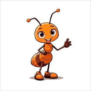 可爱蚂蚁卡通形象