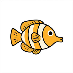 卡通小丑鱼形象