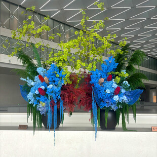 绚丽多彩花卉装饰景观