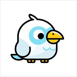 可爱卡通小鸟形象