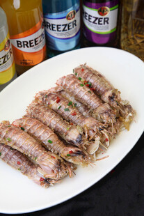 美味椒盐皮皮虾