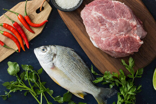 新鲜肉类与海鱼