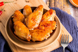 美味烤鸡翅诱人呈现